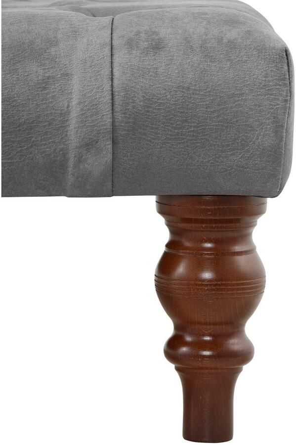 Home affaire Hocker CHESTERFIELD met knoopsluiting ook in leer - Foto 3