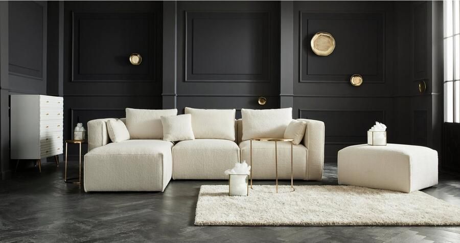 Home affaire Ottomane Comfine Modulaire ottomane om zelf samen te stellen in 3 bekledingvarianten - Foto 12