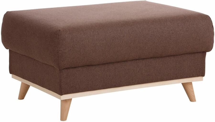 Home affaire Hocker EDINA ook in katoenmix-overtrekstof in scandinavische stijl - Foto 4