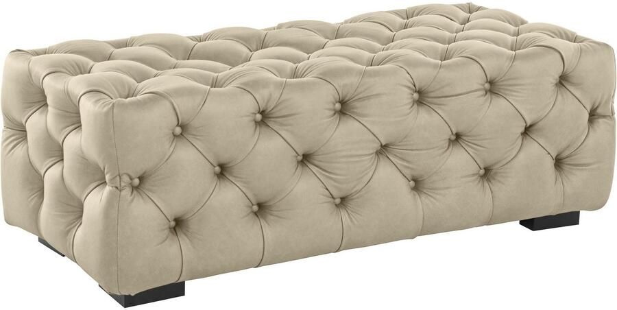 Home affaire Hocker Kalina met klassieke chesterfield-capitonnage - Foto 5