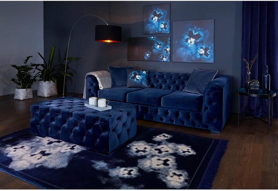 Home affaire Hocker Kalina met klassieke chesterfield-capitonnage - Foto 5