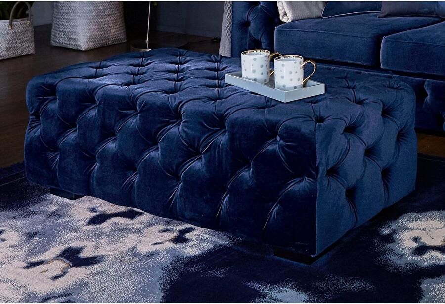 Home affaire Hocker Kalina met klassieke chesterfield-capitonnage - Foto 6