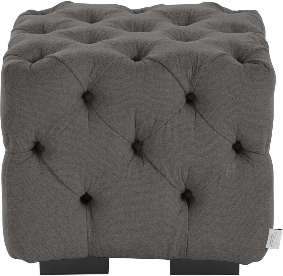 Home affaire Hocker Kalina met klassieke chesterfield-capitonnage passend bij de serie "kalina"