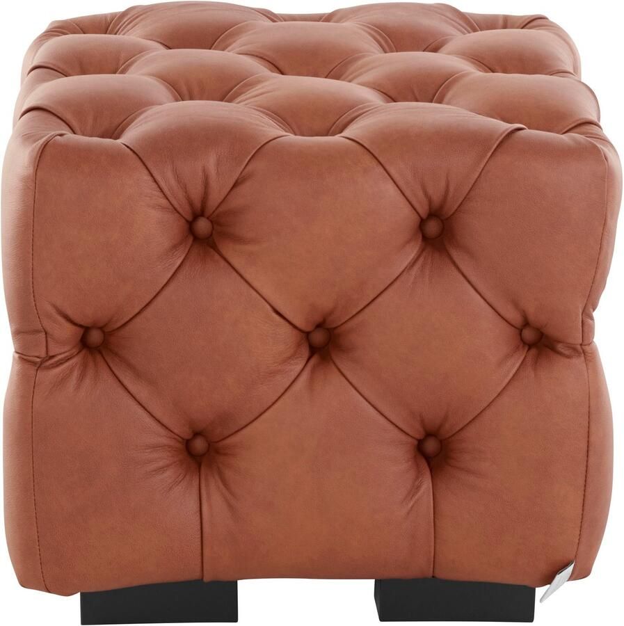 Home affaire Hocker Kalina met klassieke chesterfield-capitonnage passend bij de serie "kalina"