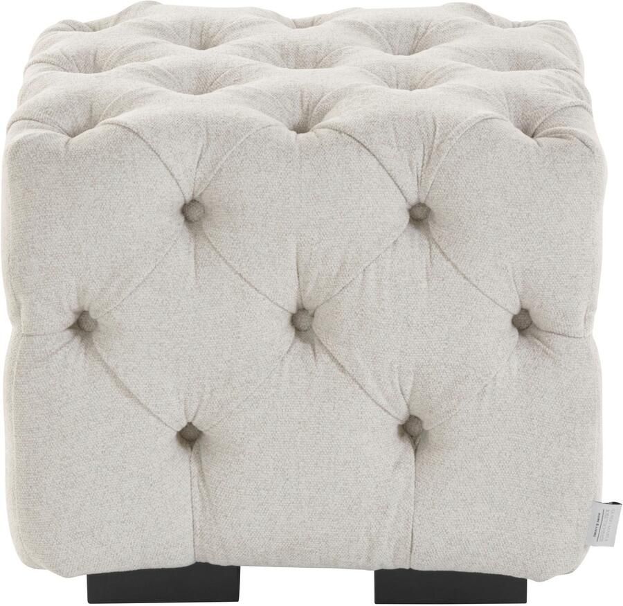 Home affaire Hocker Kalina met klassieke chesterfield-capitonnage passend bij de serie "kalina"