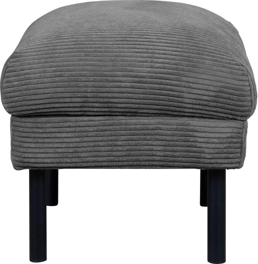 Home affaire Hocker Lillibeth poef zitzak afmetingen B D H: 64 50 48 cm passend bij de lillibeth-serie ook in ribfluweel en fluwelen look - Foto 2