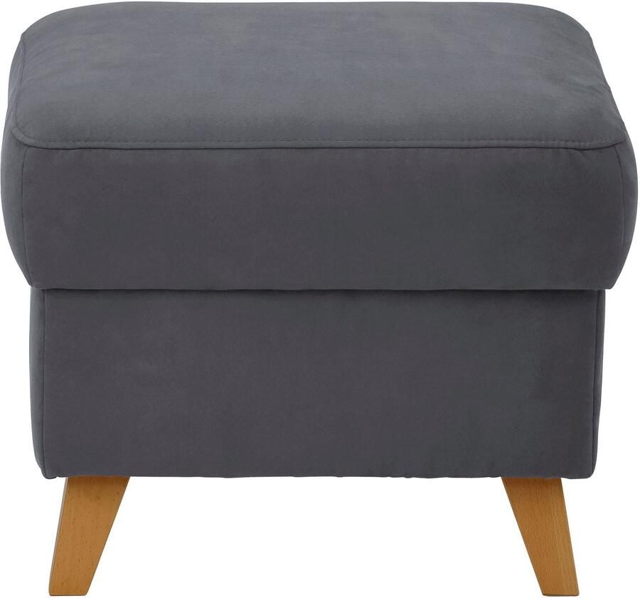 Home affaire Hocker met bergruimte Westerland in vele soorten bekleding en kleuren ook in luxe-microvezel geïmpregneerd