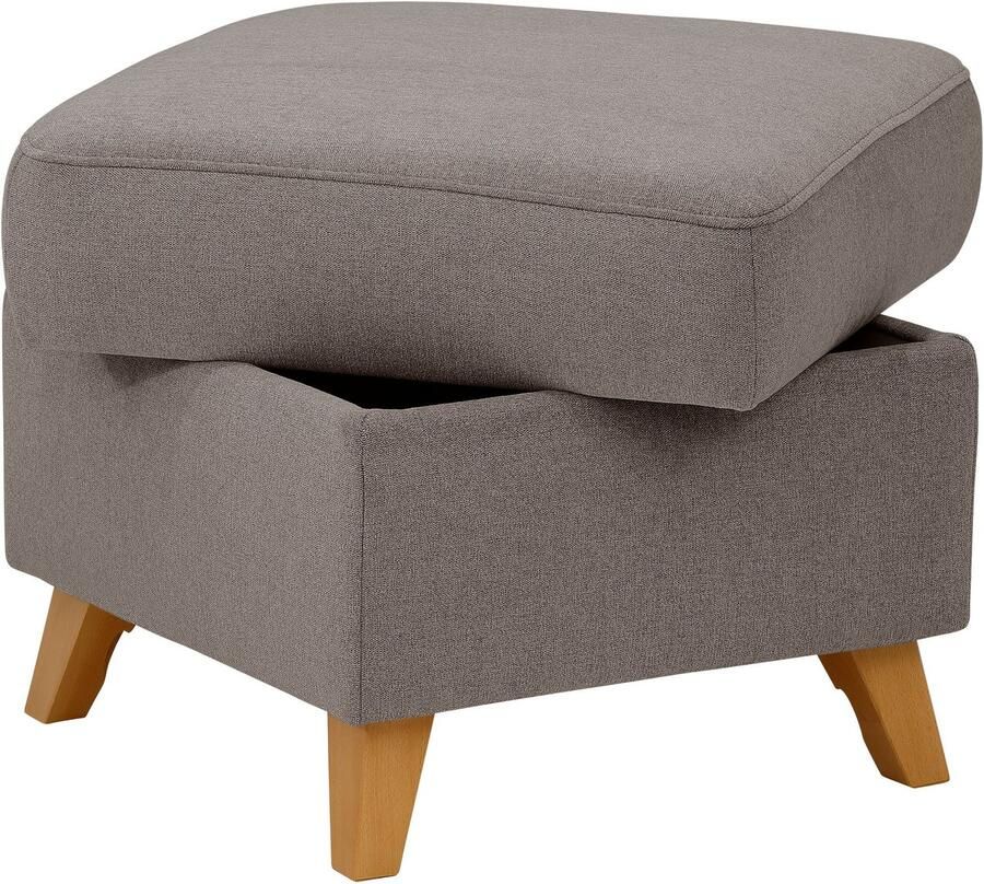 Home affaire Hocker met bergruimte Westerland in vele soorten bekleding en kleuren ook in luxe-microvezel geïmpregneerd - Foto 3