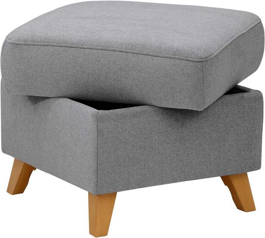 Home affaire Hocker met bergruimte Westerland in vele soorten bekleding en kleuren ook in luxe-microvezel geïmpregneerd - Foto 3