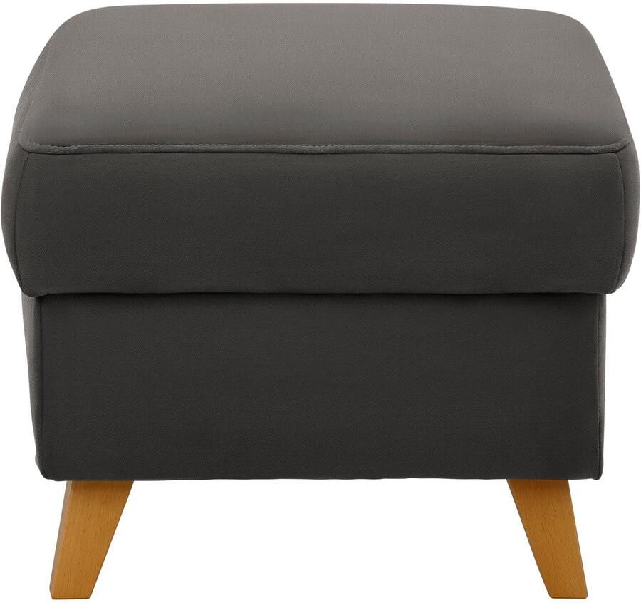 Home affaire Hocker met bergruimte Westerland in vele soorten bekleding en kleuren ook in luxe-microvezel geïmpregneerd