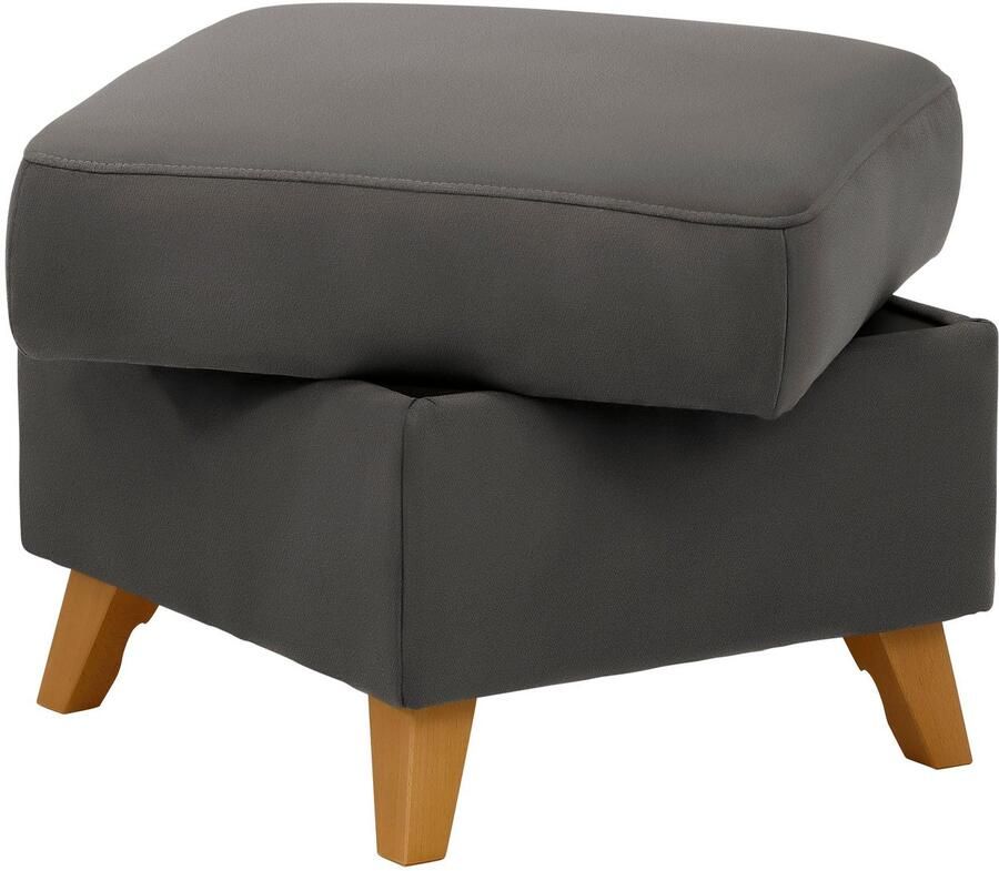 Home affaire Hocker met bergruimte Westerland in vele soorten bekleding en kleuren ook in luxe-microvezel geïmpregneerd - Foto 3