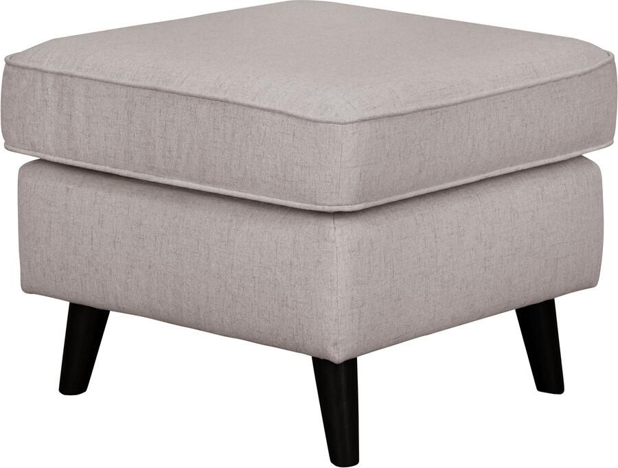 Home affaire Hocker Poef CHISTELLE ook in bouclé met golfondersteuning afmetingen: bxdxh: 57x57x46 cm - Foto 3