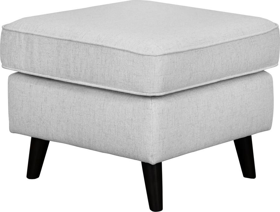 Home affaire Hocker Poef CHISTELLE ook in bouclé met golfondersteuning afmetingen: bxdxh: 57x57x46 cm - Foto 3