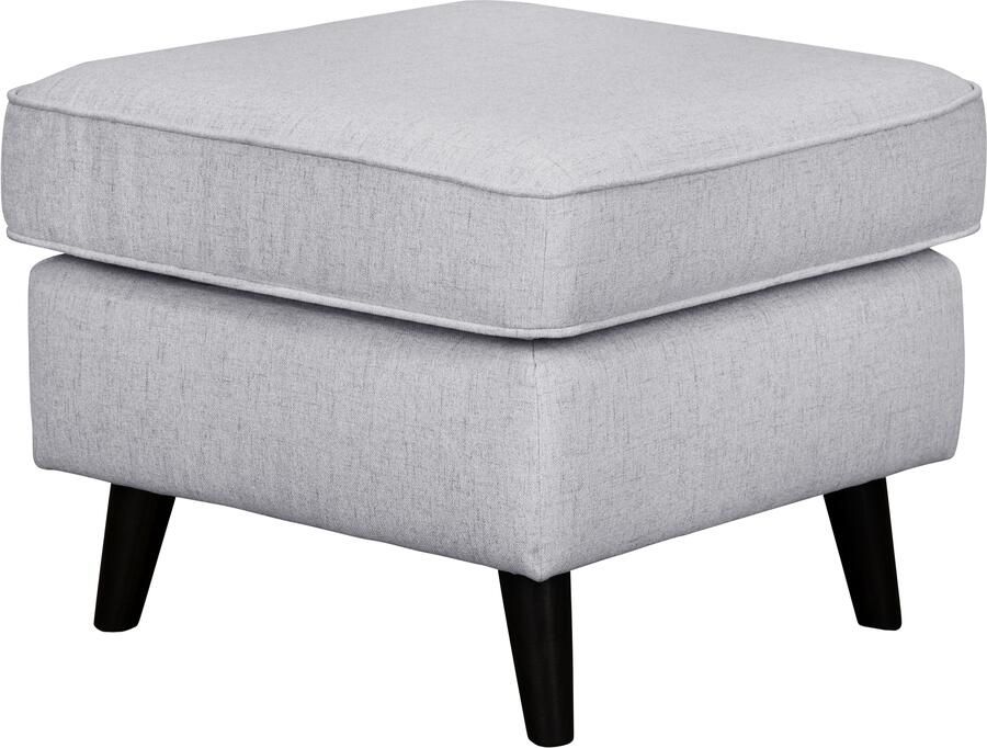 Home affaire Hocker Poef CHISTELLE ook in bouclé met golfondersteuning afmetingen: bxdxh: 57x57x46 cm - Foto 3