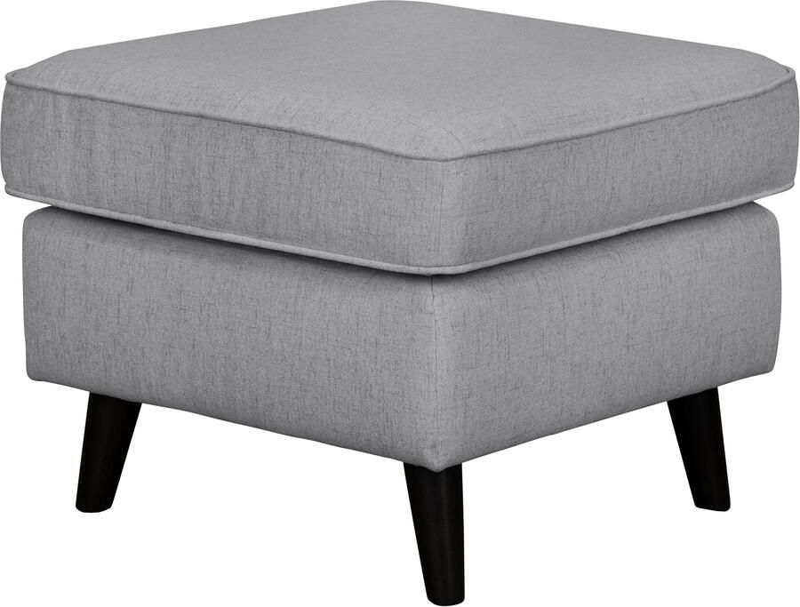 Home affaire Hocker Poef CHISTELLE ook in bouclé met golfondersteuning afmetingen: bxdxh: 57x57x46 cm - Foto 3