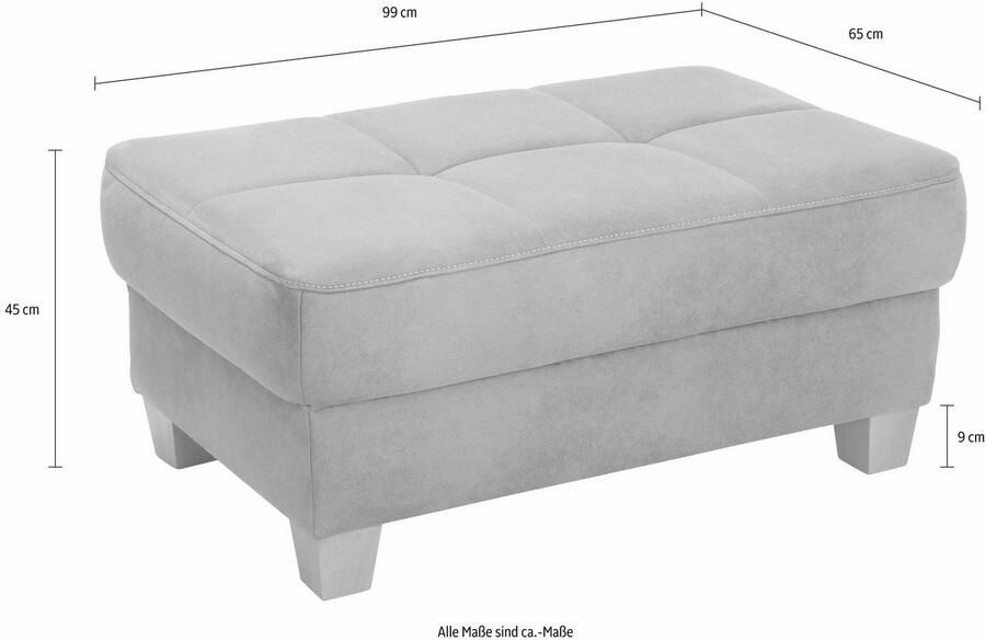 Home affaire Hocker Puccini met contrasterende stiksels - Foto 4
