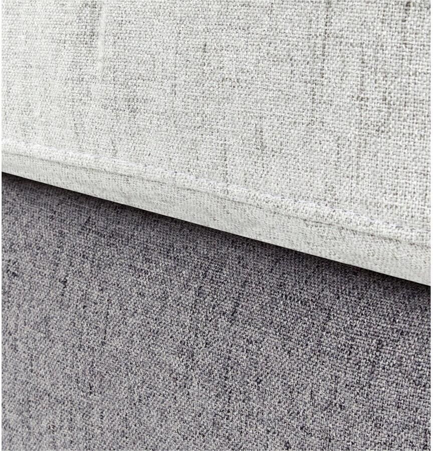 Home affaire Hocker Salla 2-kleurig bouclé stof of fijne structuur passend bij de fauteuil