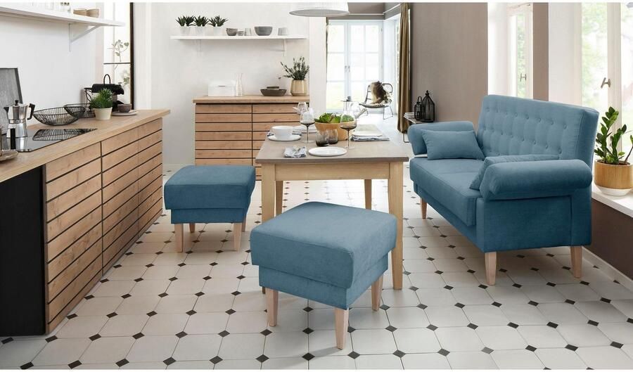 Home affaire Hocker Scalea met binnenveringsinterieur - Foto 4