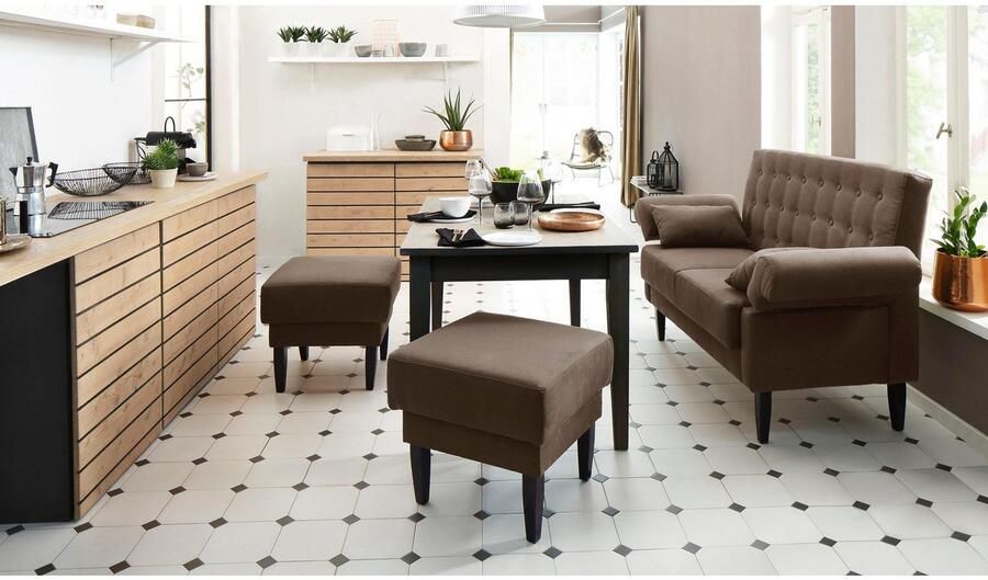 Home affaire Hocker Scalea met binnenveringsinterieur - Foto 4