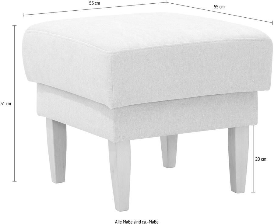 Home affaire Hocker Scalea met binnenveringsinterieur