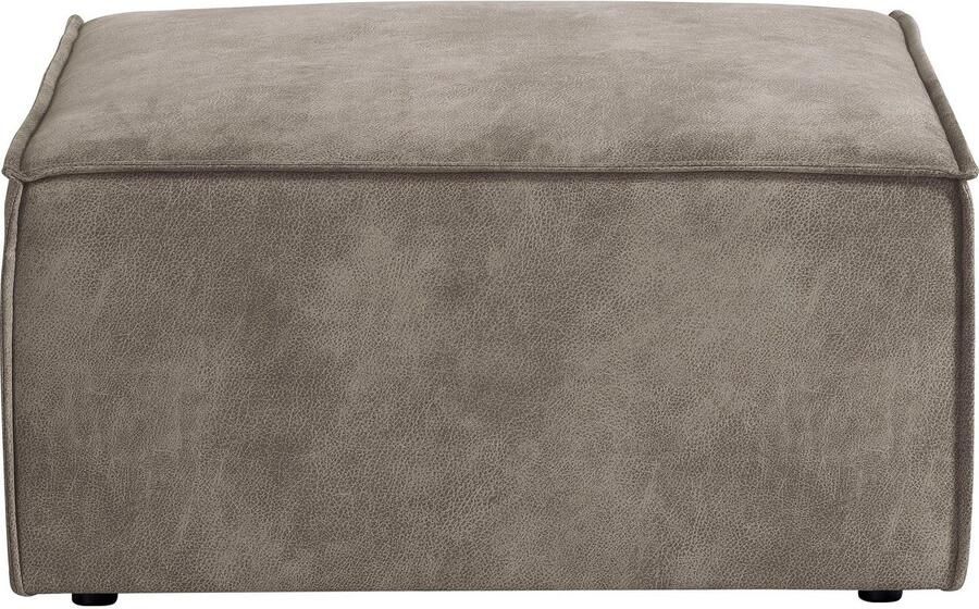 Home affaire Hocker Sherwood Kruk vierkant ideale aanvulling op de loveseat SHERWOOD - Foto 4