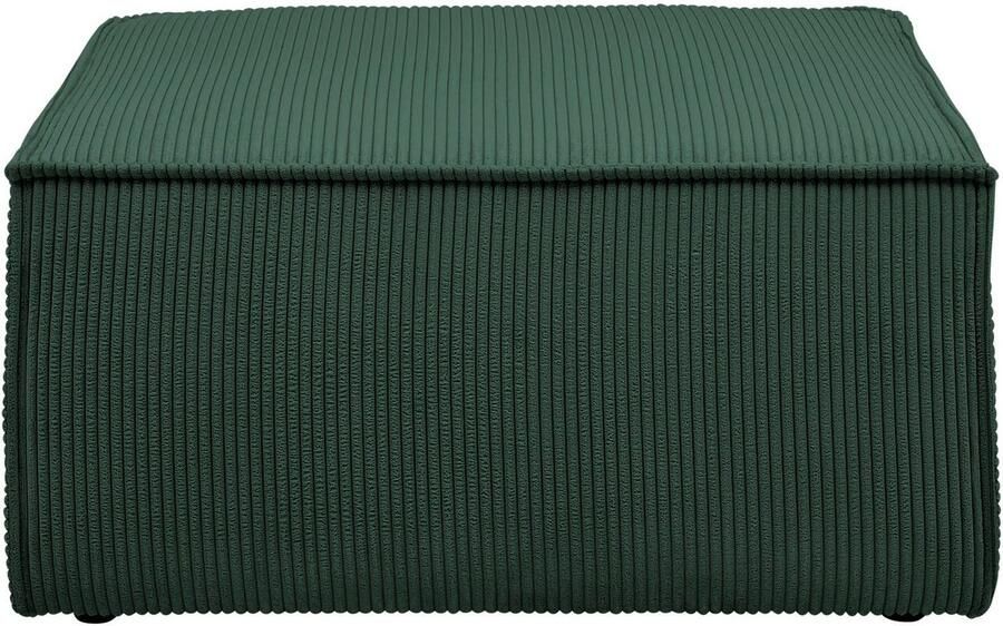 Home affaire Hocker Sherwood Vierkante poef voetenbank ideale als aanvulling op de "SHERWOOD" love seat - Foto 4