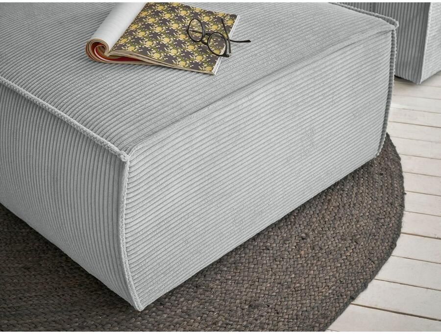 Home affaire Hocker Sherwood Kruk vierkant ideale aanvulling op de loveseat SHERWOOD - Foto 2