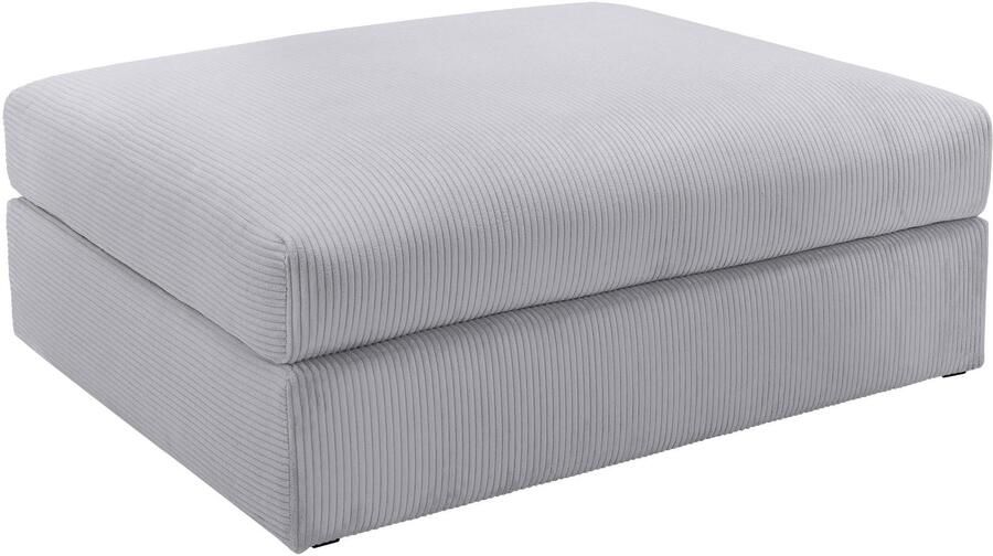 Home affaire Hocker Soft&Cosy XL van ribfluweel - Foto 4