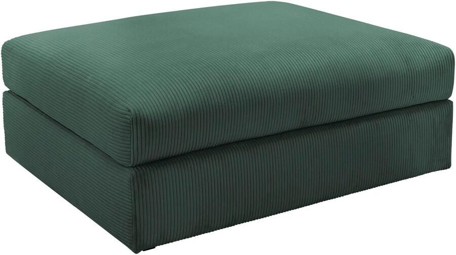 Home affaire Hocker Soft&Cosy XL van ribfluweel - Foto 4