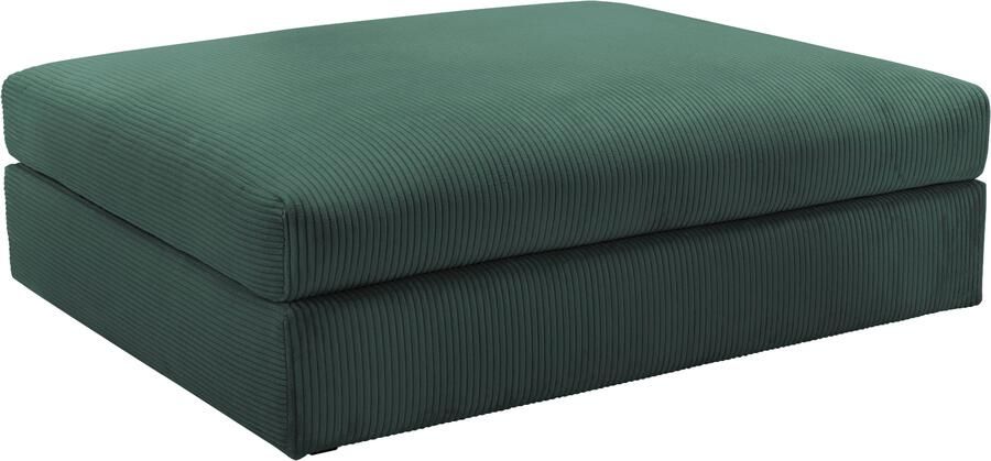 Home affaire Hocker Soft&Cosy XXL van ribfluweel - Foto 4