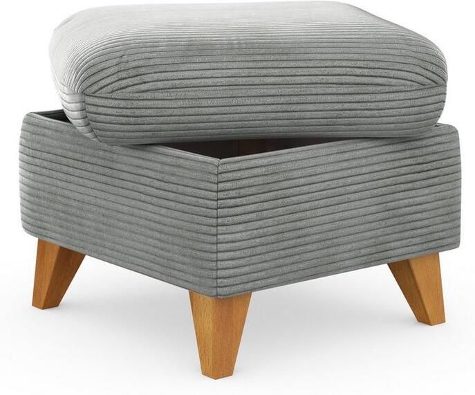 Home affaire Hocker Trelleborg met cordbekleding met opbergvak inclusief binnenveringsinterieur - Foto 8