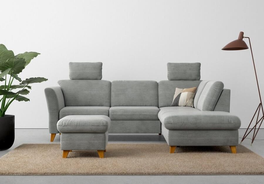Home affaire Hocker Trelleborg met cordbekleding met opbergvak inclusief binnenveringsinterieur - Foto 5