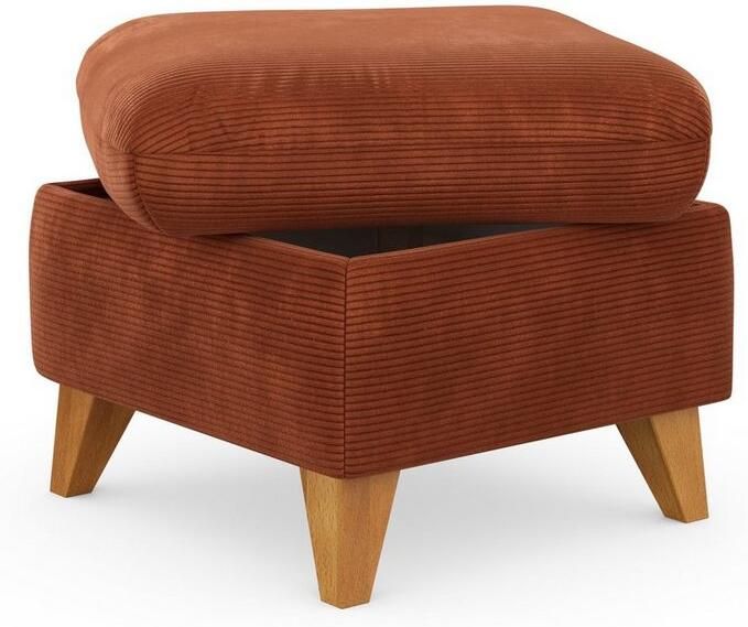 Home affaire Hocker Trelleborg met cordbekleding met opbergvak inclusief binnenveringsinterieur - Foto 8