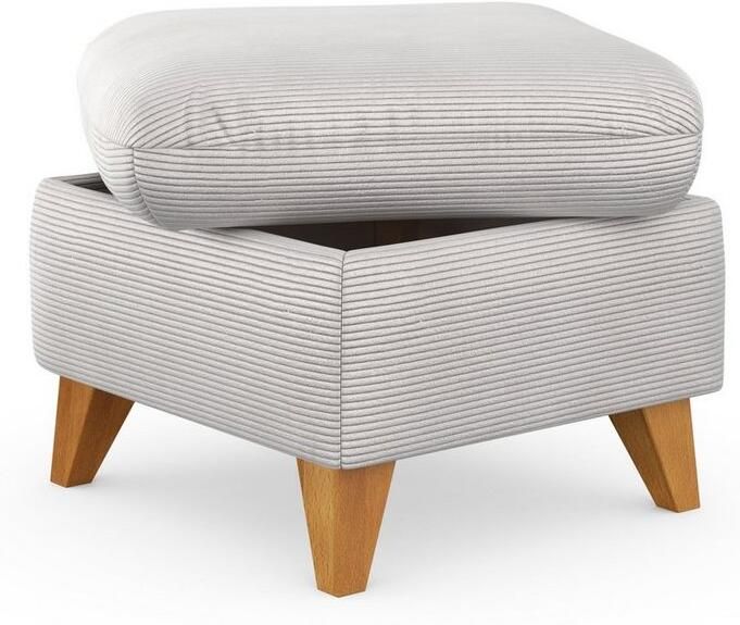 Home affaire Hocker Trelleborg met cordbekleding met opbergvak inclusief binnenveringsinterieur - Foto 7