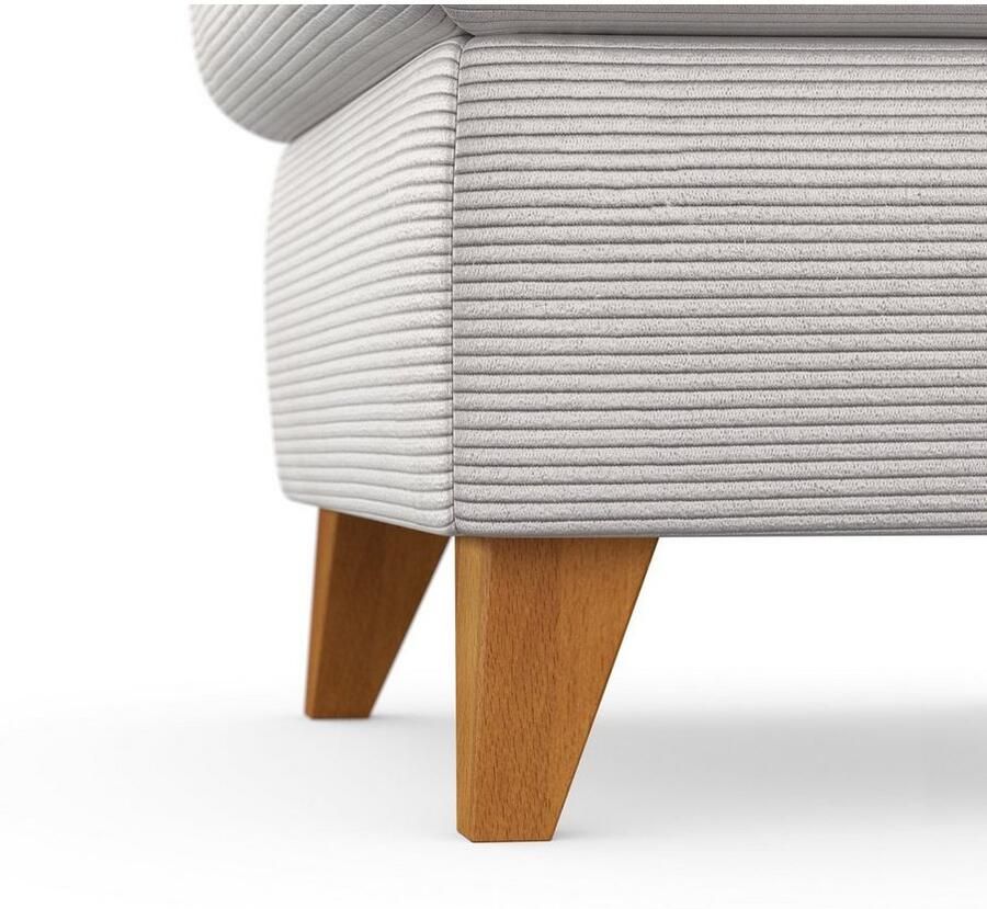 Home affaire Hocker Trelleborg met cordbekleding met opbergvak inclusief binnenveringsinterieur - Foto 2