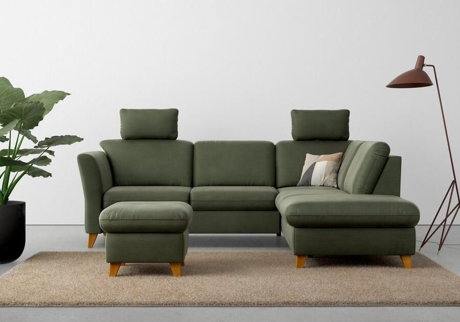 Home affaire Hocker Trelleborg met cordbekleding met opbergvak inclusief binnenveringsinterieur - Foto 5