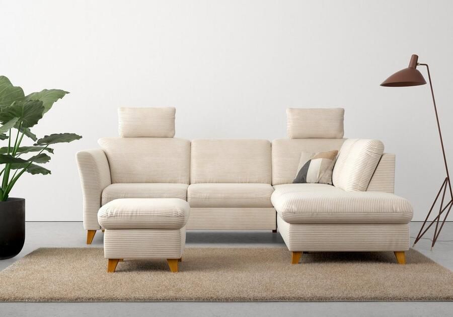 Home affaire Hocker Trelleborg met cordbekleding met opbergvak inclusief binnenveringsinterieur - Foto 4