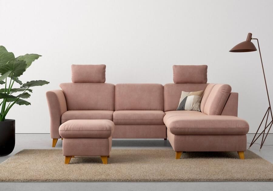 Home affaire Hocker Trelleborg met cordbekleding met opbergvak inclusief binnenveringsinterieur - Foto 5
