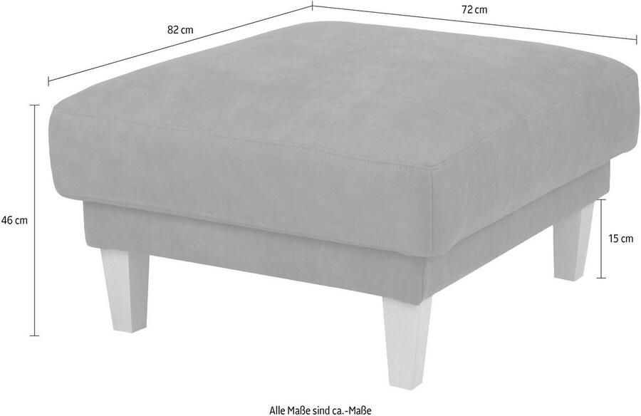 Home affaire Hocker TRIPLO passend bij de serie afmetingen B D H: 82 72 46 cm