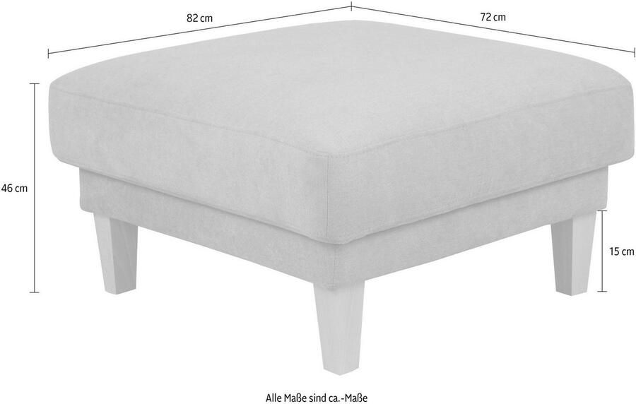 Home affaire Hocker TRIPLO passend bij de serie afmetingen B D H: 82 72 46 cm - Foto 2