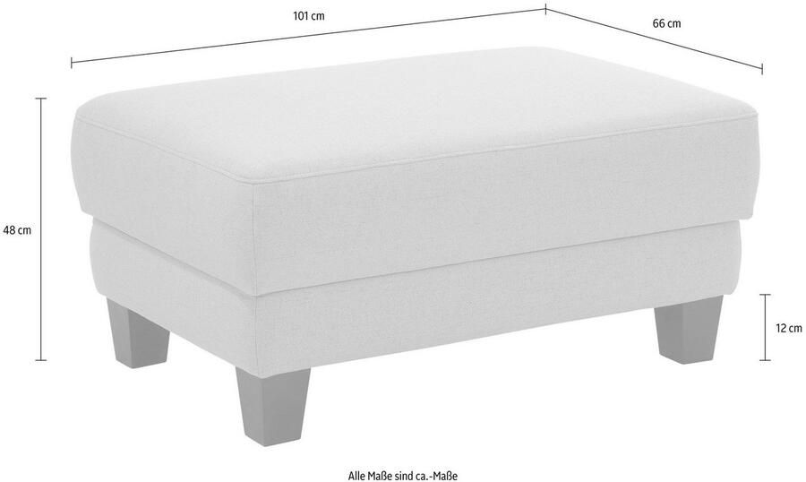 Home affaire Hocker Trondheim met opbergruimte veerkern - Foto 3