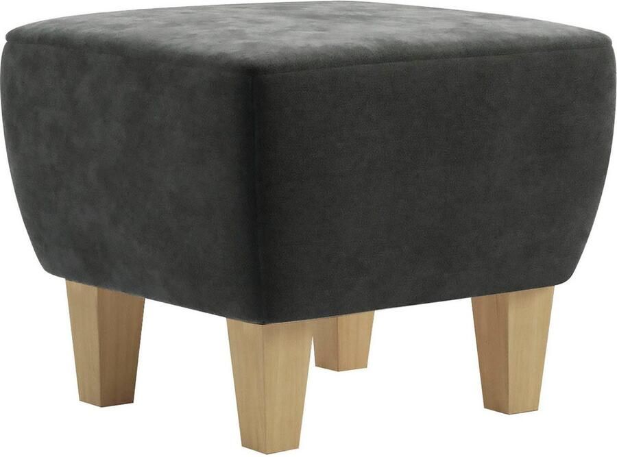 Home affaire Hocker Viva met beuken poten - Foto 4