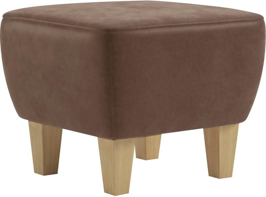 Home affaire Hocker Viva met beuken poten - Foto 4