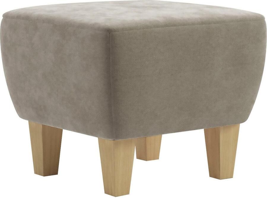 Home affaire Hocker Viva met beuken poten - Foto 4