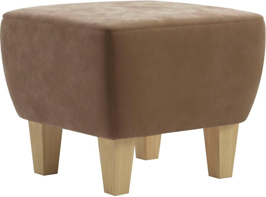 Home affaire Hocker Viva met beuken poten - Foto 4