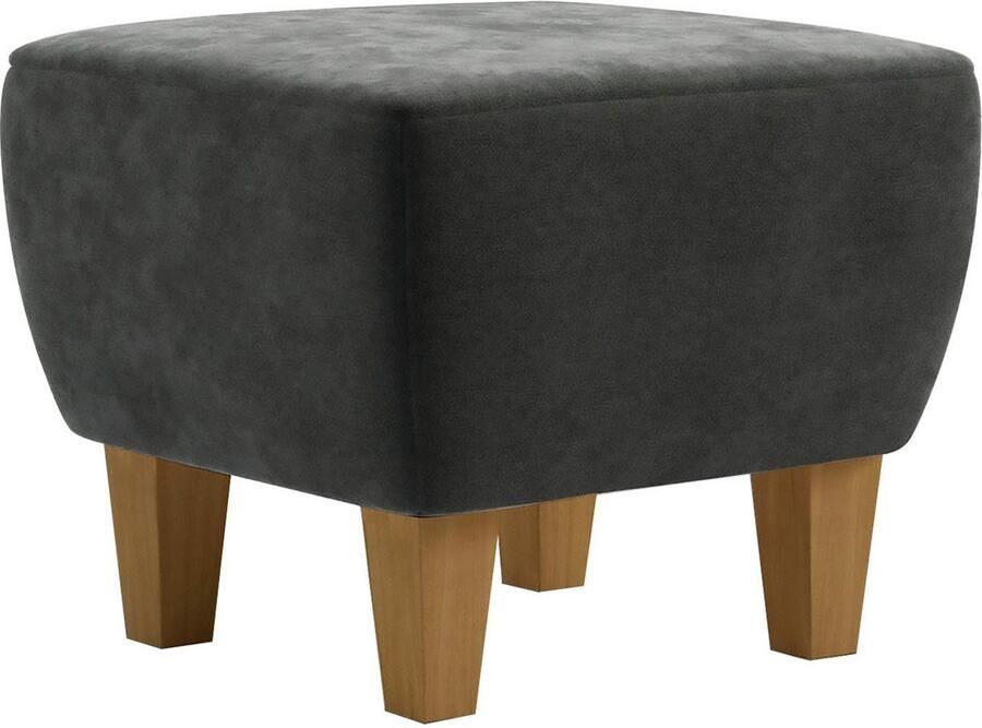 Home affaire Hocker Viva met eiken poten - Foto 4