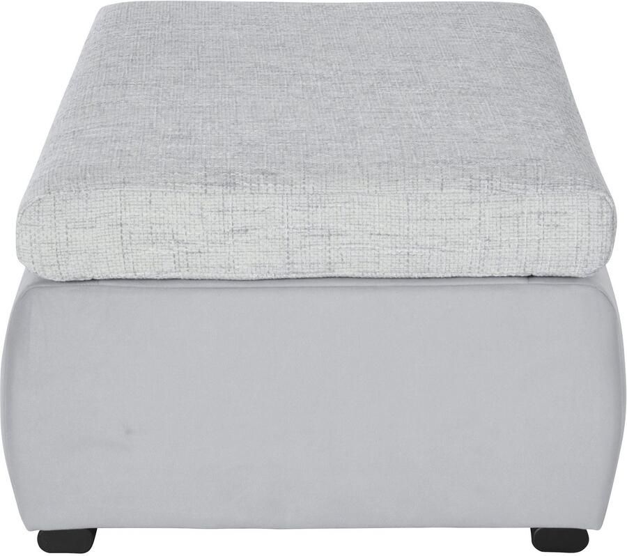 Home affaire Hocker Win met zwarte metalen poten vrij plaatsbaar