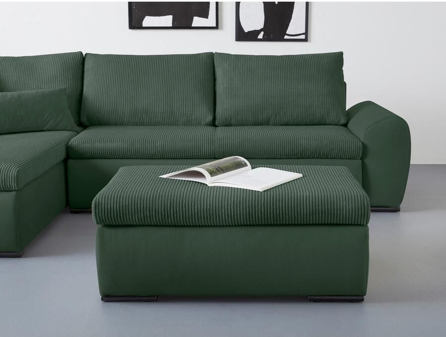 Home affaire Hocker Win met zwarte metalen poten vrij plaatsbaar - Foto 4