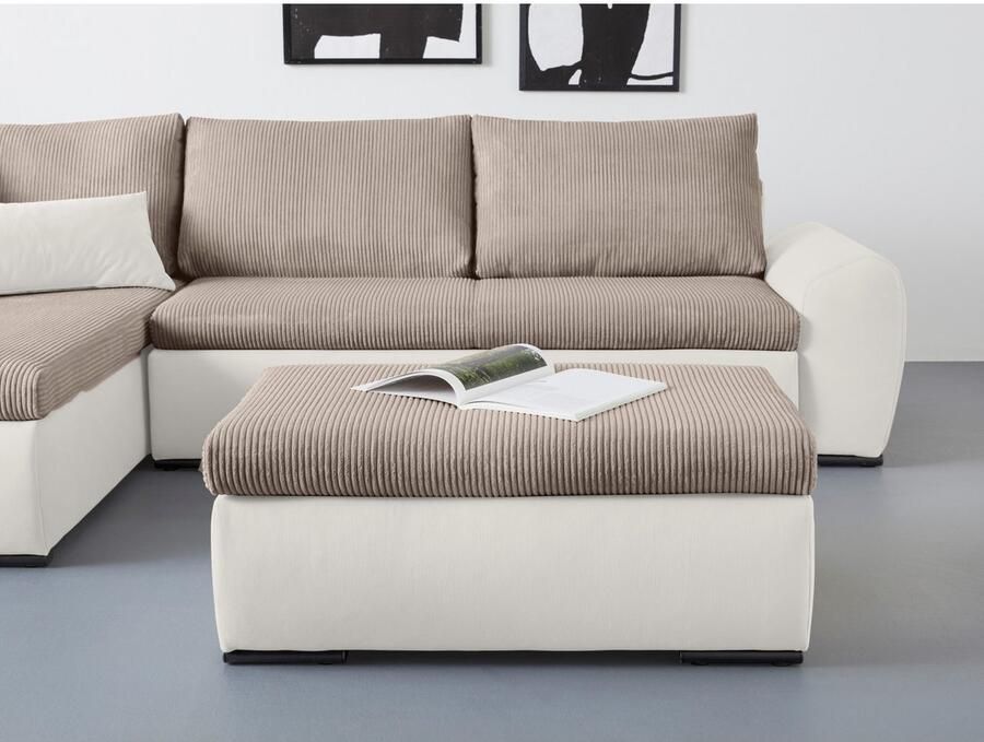 Home affaire Hocker Win met zwarte metalen poten vrij plaatsbaar - Foto 4