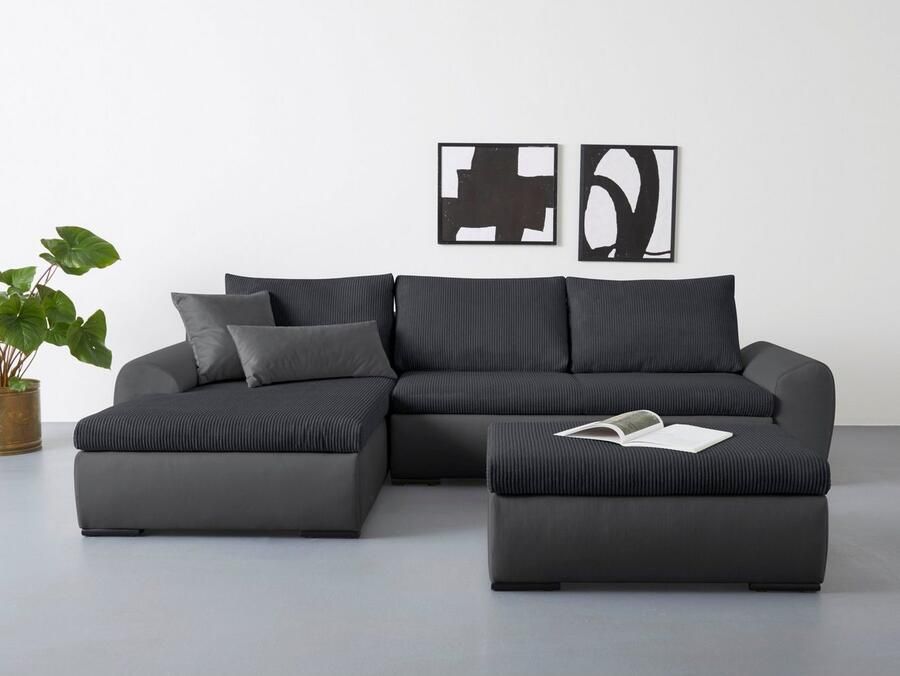 Home affaire Hocker Win met zwarte metalen poten vrij plaatsbaar - Foto 6